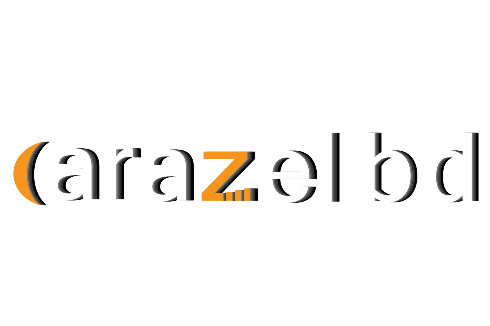 Arazel BD premium electronics, kitchen gadgets, and fashion accessories shop logo featuring a stylized orange Z.