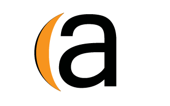 Arazel BD brand icon featuring a stylized letter 'a' with a crescent moon design for premium electronics and home decor products.