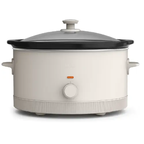 Cosori black digital rice cooker with stainless steel band and recipe book