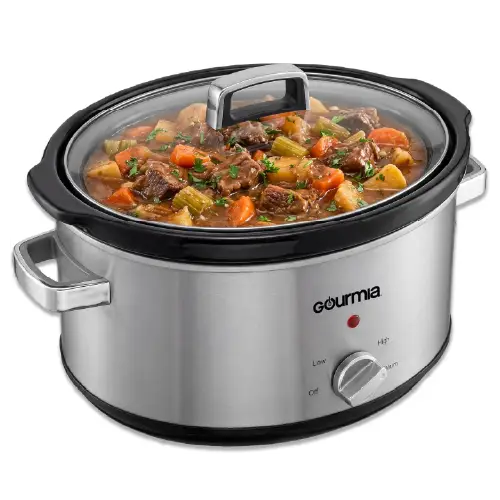 Aroma stainless steel digital rice cooker with black handle and control panel