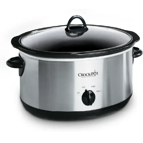 Dark grey square electric multicooker with glass lid and dual-dial base